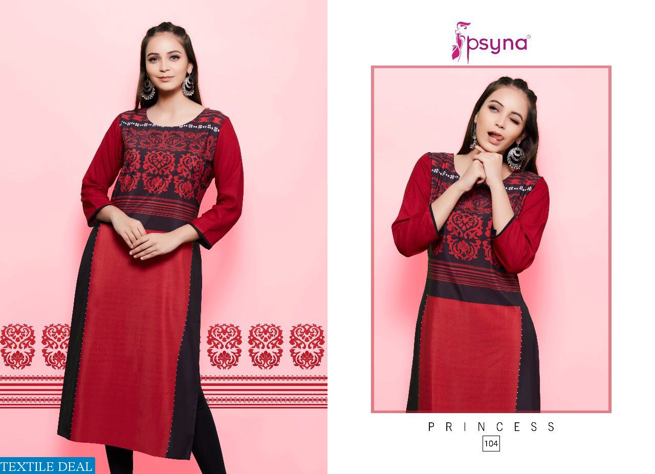 psyna princess vol-10 Wholesale ready made kurtis